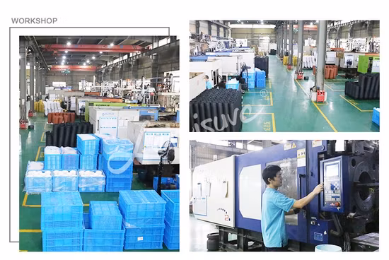 다양한 크기의 도매, 고품질 장식 플라스틱 12 인치 사각형 트레이, 화분, 화분, 정원 화분, 친환경 화분